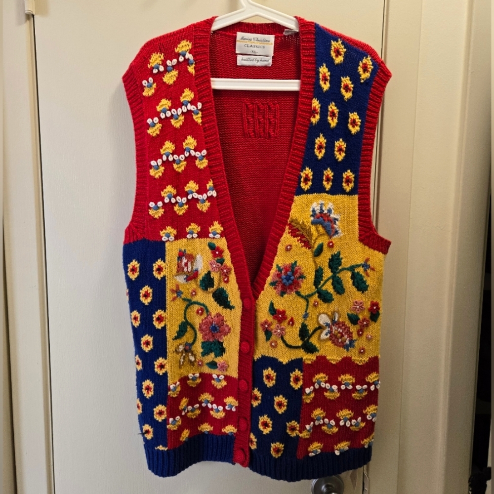 Vintage Marisa Christina Sweater Vest